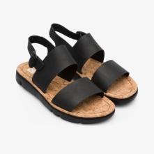 Camper Black Sandals Womens - Oruga Online Ireland | RDSON9760